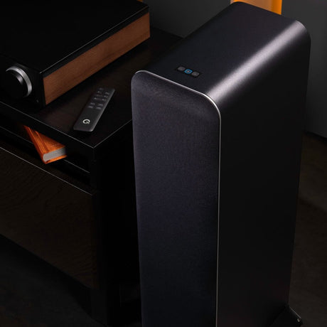 Q Acoustics M40 Active Floorstanding Speakers + Pro-Ject E1 Phono Turntable - K&B Audio