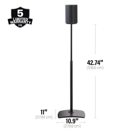 Sanus Height Adjustable Speaker Stands for Sonos Era 100™ - Pair - K&B Audio