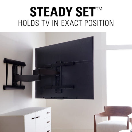 SANUS VXF730-B2 Premium Full Motion TV Wall Mount for 46"-95" TVs - K&B Audio