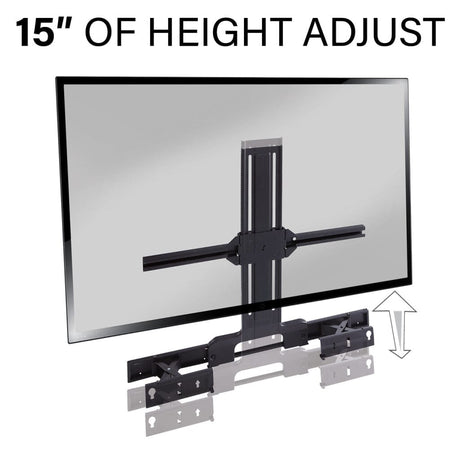 SANUS WSSATM1-B2 Extendable Soundbar TV Mount Designed for Sonos Arc Sound Bar - K&B Audio