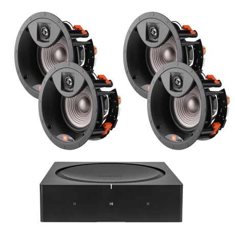 Sonos AMP + JBL Studio 2 8IC 8" Ceiling Speakers - K&B Audio