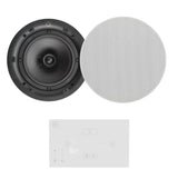 Systemline E50 6.5" Bluetooth Ceiling Speaker System - Gloss White - K&B Audio