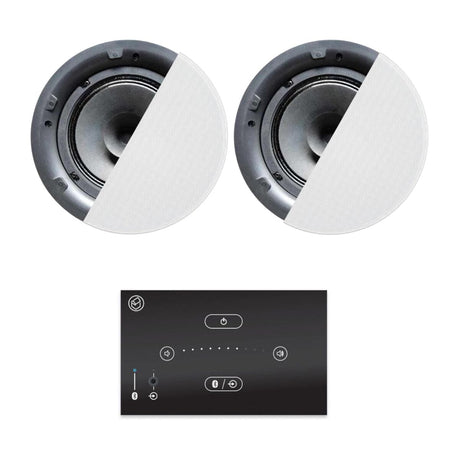 Systemline E50 6.5" Bluetooth Ceiling Speaker System In Ceiling Speaker Systems Systemline One Pair Standard 