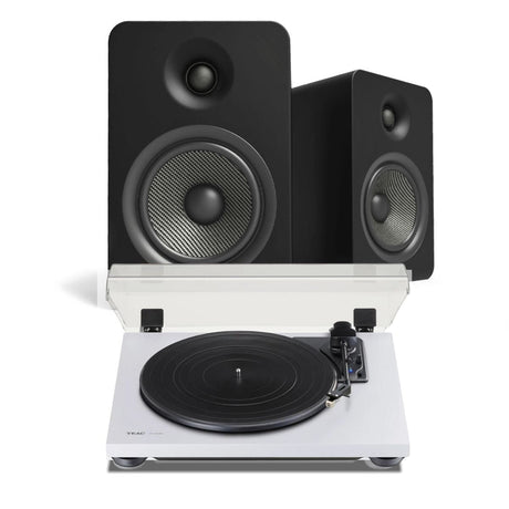 Teac TN-180BT Bluetooth Turntable + Kanto YU4 Active Bluetooth Speakers - K&B Audio