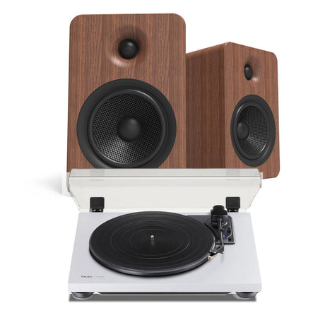 Teac TN-180BT Bluetooth Turntable + Kanto YU4 Active Bluetooth Speakers - K&B Audio