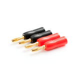 Techlink iWires Banana Plugs Set (2 x Red, 2 x Black) - K&B Audio