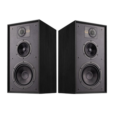 Wharfedale Linton Heritage Speakers + Stands (Pair) - K&B Audio