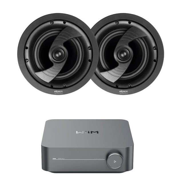 WiiM AMP + Elipson IC6 6.5" Ceiling Speakers - K&B Audio