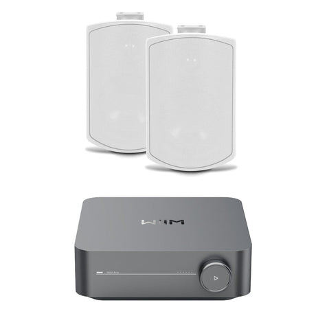 WiiM AMP + Elipson RAIN 6.5" Outdoor Speakers (Pair) - K&B Audio