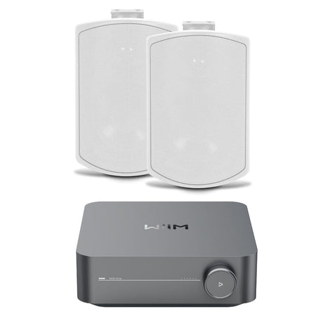 WiiM AMP + Elipson RAIN 8" Outdoor Speakers (Pair) - K&B Audio