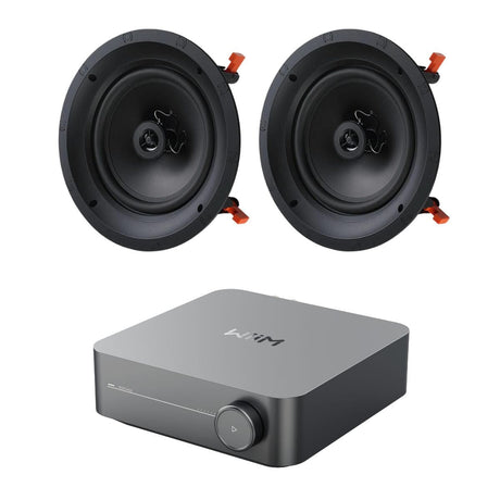 WiiM AMP + JBL B-8IC 8" WiFi & Bluetooth Ceiling Speaker System - K&B Audio