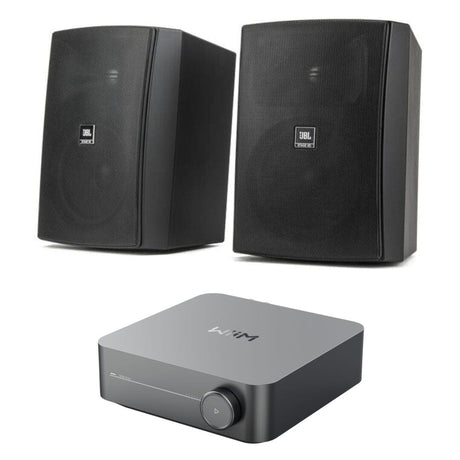 WiiM AMP + JBL Stage XD 6.5" Outdoor Speakers - K&B Audio