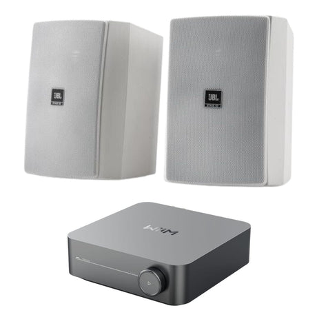 WiiM AMP + JBL Stage XD 6.5" Outdoor Speakers - K&B Audio