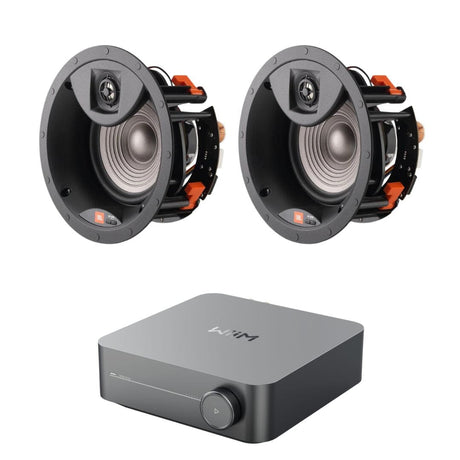 WiiM AMP + JBL Studio 2 6IC 6.5" Ceiling Speakers - K&B Audio