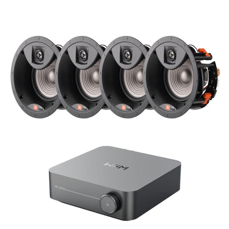 WiiM AMP + JBL Studio 2 6IC 6.5" Ceiling Speakers - K&B Audio