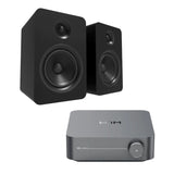 WiiM AMP + Kanto YU Passive 6" Bookshelf Speakers - K&B Audio