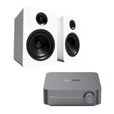 WiiM AMP + Kanto YU Passive 6" Bookshelf Speakers - K&B Audio