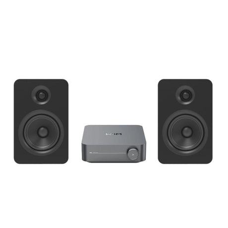 WiiM AMP + Kanto YUP4 4" Bookshelf Speakers - K&B Audio