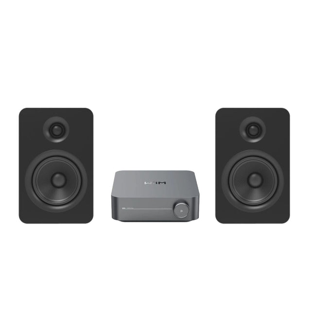 WiiM AMP + Kanto YUP4 4" Bookshelf Speakers - K&B Audio