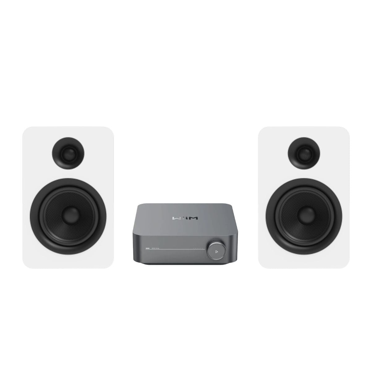 WiiM AMP + Kanto YUP4 4" Bookshelf Speakers - K&B Audio