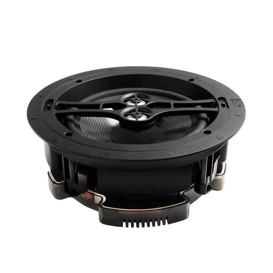 WiiM AMP + OSD Audio Black Series R83DT 8" Single Stereo Ceiling Speaker - K&B Audio