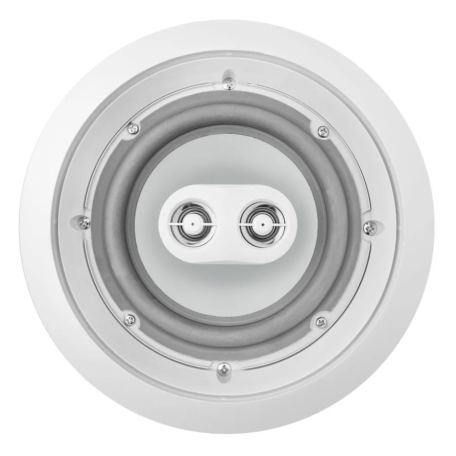 WiiM AMP + OSD Audio ICE600TTWRS 6.5" Water Resistant Stereo Ceiling Speaker - K&B Audio