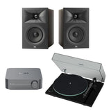 WiiM AMP + Pro-Ject T1 Phono SB + JBL Stage Bookshelf Speakers - K&B Audio