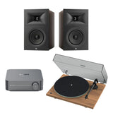 WiiM AMP + Pro-Ject T1 Phono SB + JBL Stage Bookshelf Speakers - K&B Audio