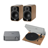 WiiM AMP + Pro-Ject T1 Phono SB + Q Acoustics 5000 Series Bookshelf Speakers - K&B Audio