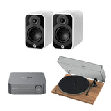 WiiM AMP + Pro-Ject T1 Phono SB + Q Acoustics 5000 Series Bookshelf Speakers - K&B Audio