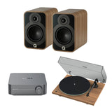 WiiM AMP + Pro-Ject T1 Phono SB + Q Acoustics 5000 Series Bookshelf Speakers - K&B Audio