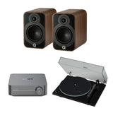 WiiM AMP + Pro-Ject T1 Phono SB + Q Acoustics 5000 Series Bookshelf Speakers - K&B Audio