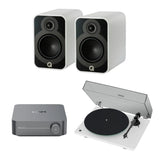 WiiM AMP + Pro-Ject T1 Phono SB + Q Acoustics 5000 Series Bookshelf Speakers - K&B Audio