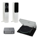 WiiM AMP + Pro-Ject T1 Phono SB + Q Acoustics 5000 Series Floorstanding Speakers - K&B Audio