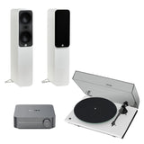 WiiM AMP + Pro-Ject T1 Phono SB + Q Acoustics 5000 Series Floorstanding Speakers - K&B Audio