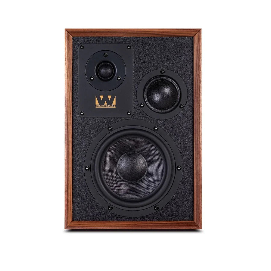 WiiM AMP + Wharfedale Super Denton Bookshelf Speakers - K&B Audio