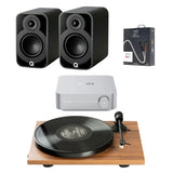 WiiM-AMP WiFi Multiroom Amplifier Pro-Ject E1 Phono & Q Acoustics 5010 Speakers Bundle - K&B Audio