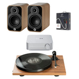 WiiM-AMP WiFi Multiroom Amplifier Pro-Ject E1 Phono & Q Acoustics 5010 Speakers Bundle - K&B Audio