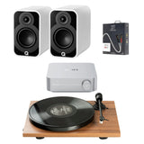 WiiM-AMP WiFi Multiroom Amplifier Pro-Ject E1 Phono & Q Acoustics 5010 Speakers Bundle - K&B Audio