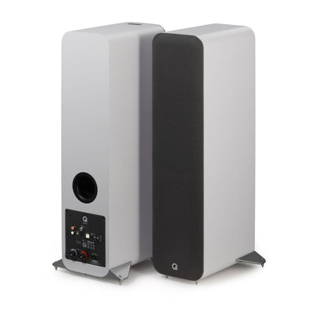 Q Acoustics M40 Active Floorstanding Speakers + WiiM Pro WiFi Music Streamer - K&B Audio