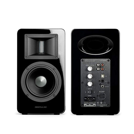 Airpulse A100 Hi-Res Active Bookshelf Speakers with Bluetooth (Pair) - K&B Audio