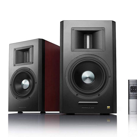 Airpulse A300 160W Active Bookshelf Speakers with Bluetooth - K&B Audio