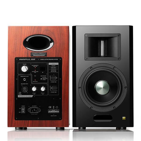 Airpulse A300PRO Hi-Res Active Bookshelf Speakers with Wireless Link - K&B Audio