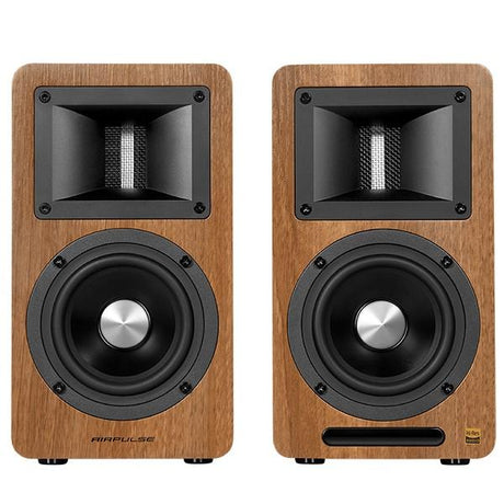 Airpulse A80 Hi-Res Active Bookshelf Speakers with Bluetooth - K&B Audio