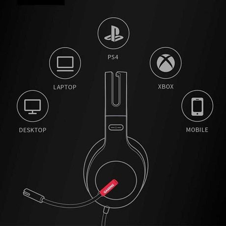 Edifier HECATE G1 USB Gaming Headset with Noise Cancelling Microphone & LED Lights - K&B Audio