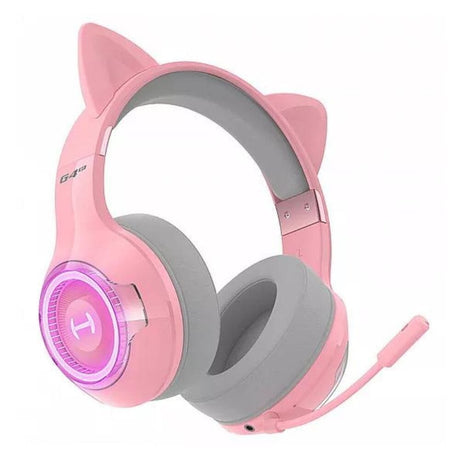 Edifier HECATE G4BT Wireless Low Latency Gaming Headset with Cat Ears - Pink - K&B Audio