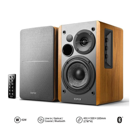 Edifier R1280DB Active Bookshelf Speakers with Bluetooth - K&B Audio