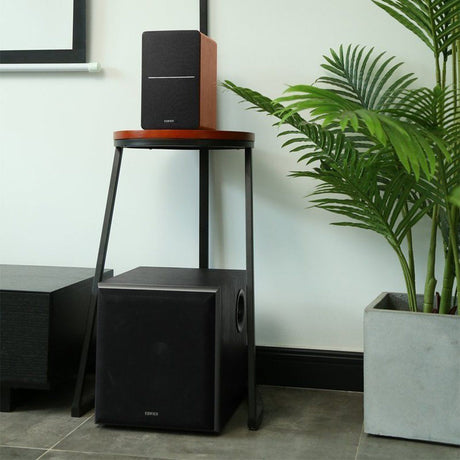 Edifier R1280DBs Active Bookshelf Speakers + Edifier T5 Subwoofer - K&B Audio