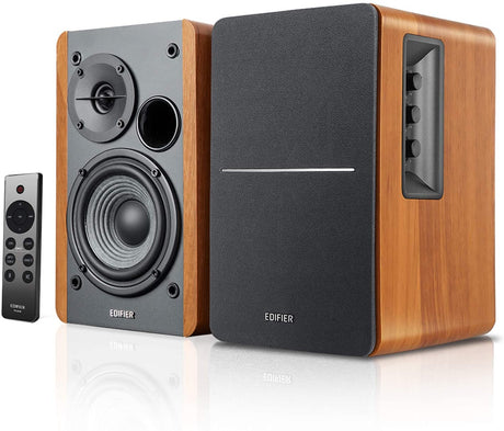 [OPEN BOX] Edifier R1280DBs Active Bookshelf Speakers with Bluetooth - Wood - K&B Audio