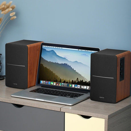 [OPEN BOX] Edifier R1280DBs Active Bookshelf Speakers with Bluetooth - Wood - K&B Audio